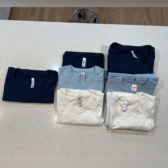 LOT: (11) Ladies Bella fitted tees - Blank - Multiple Sizes - Picture 2 of 15